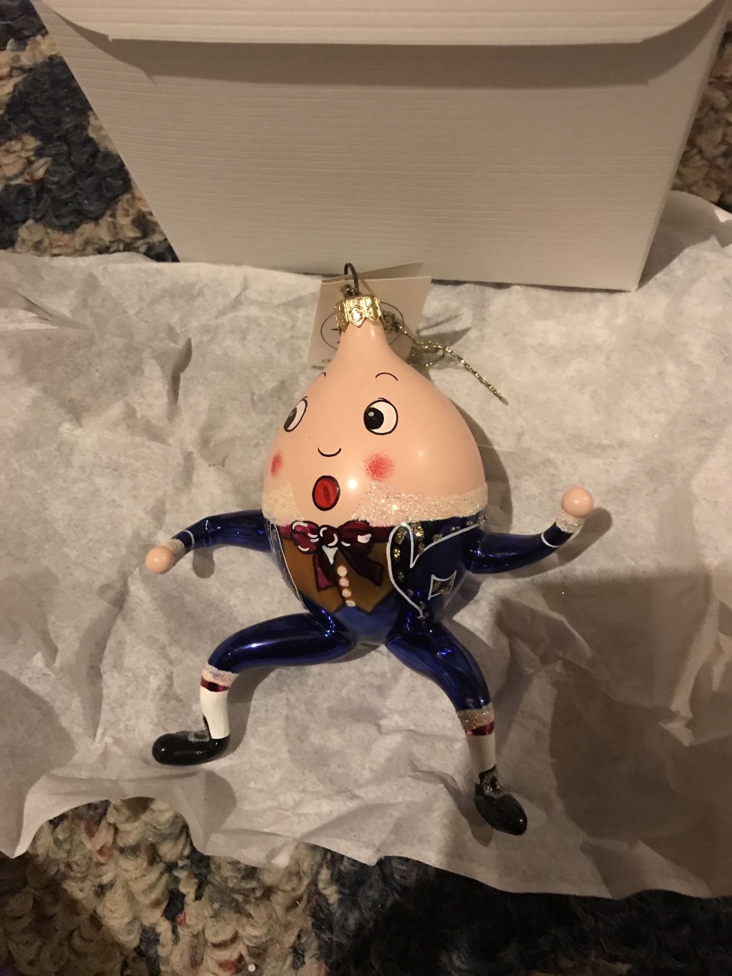 Christopher Radko Christmas ornament Humpty Dumpty