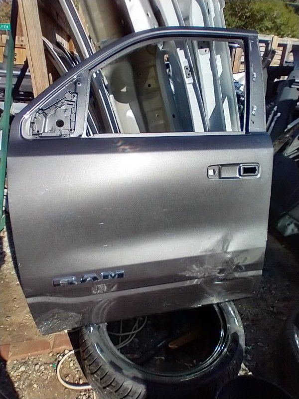 Dodge Ram Driver Side Front Door For A 2018 To 21 Body Style OEM Part