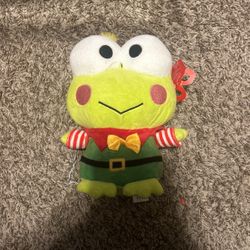 Keroppi Xmas Plushie 