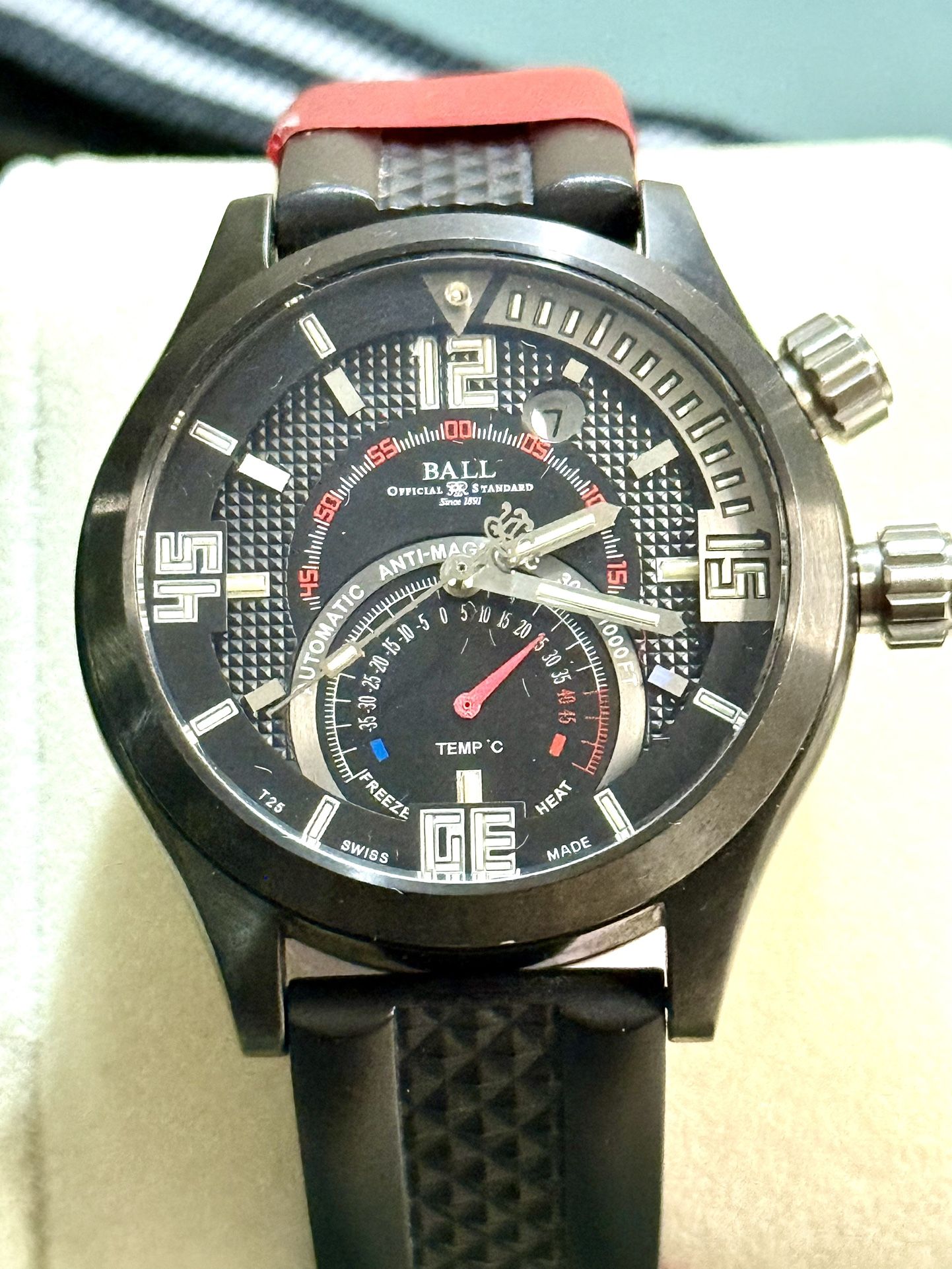 Ball Engineer Master II Diver TMT Date Temperature Sport Men's