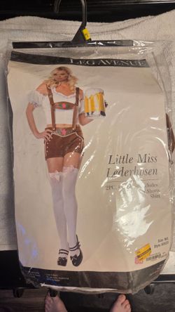Leg Avenue Little Miss Lederhosen Costume Size M/L