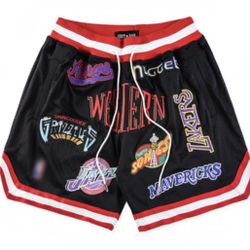 Western Conference Just Don Shorts Size Medium- XL