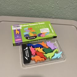 Animal Balance Game, Wooden Toy, Montessori Toy, Learning Toy. Brand New