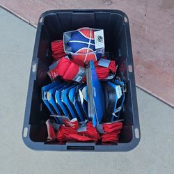 Tub Of Sporting Equipment