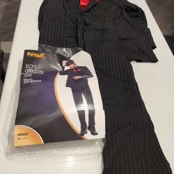 Spirit 20s Gangster Suit Halloween Costume Adult Size S Small