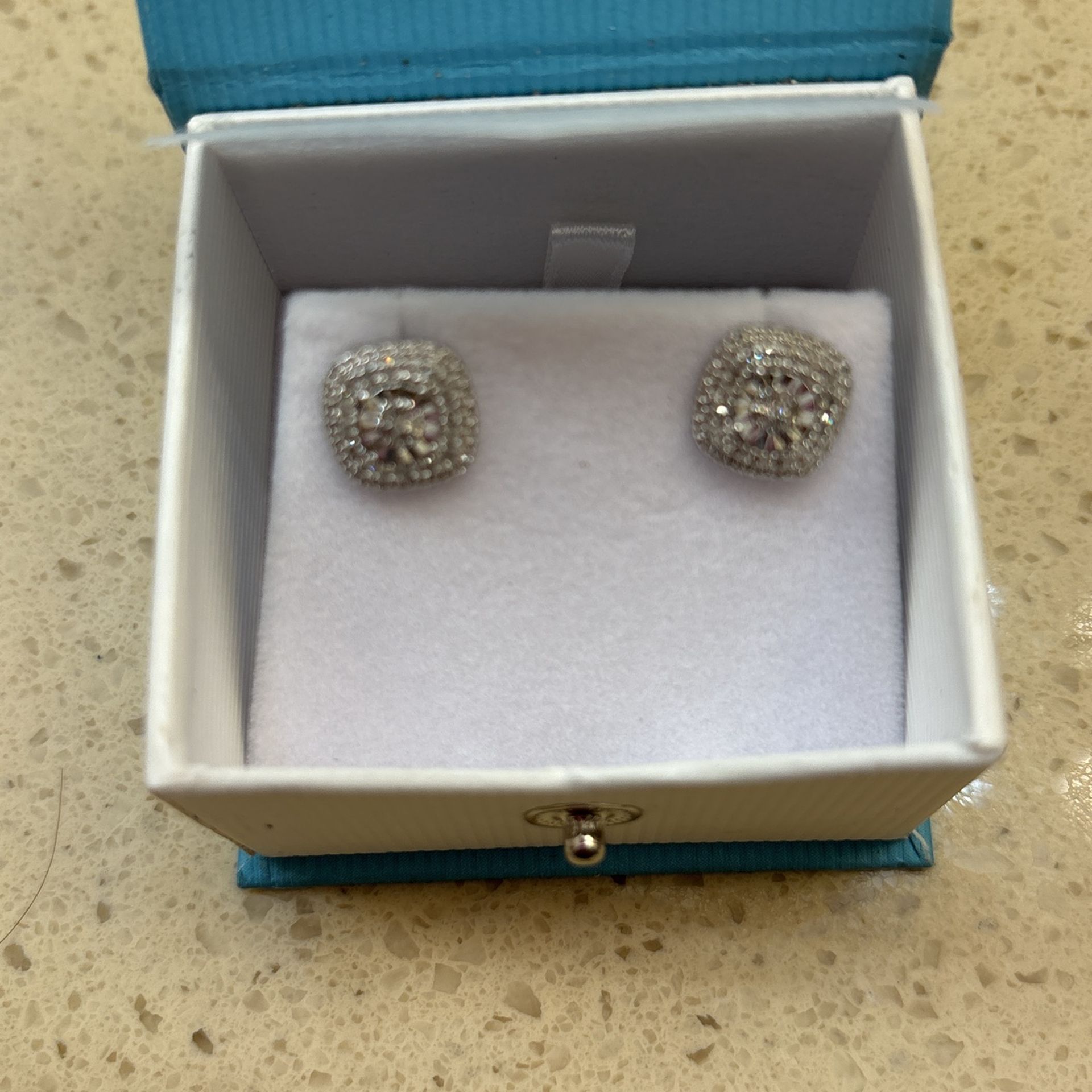 Genuine Custom Cut Diamond Studs