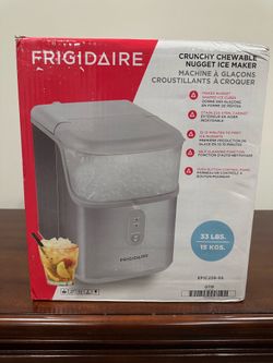 🔥 NEW Frigidaire Nugget Ice Maker – Crunchy Sonic-Style Ice – Stainless Steel (EFIC228-SS)