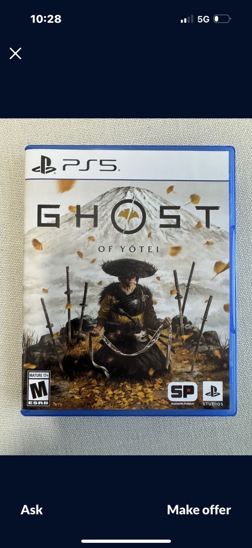 Ghost Of Yotei PS5 DISC ONLY