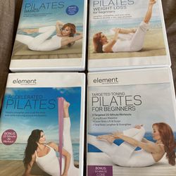 Pilates By Element 4  DVD’s