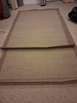 2 Tan 5x7 Rugs