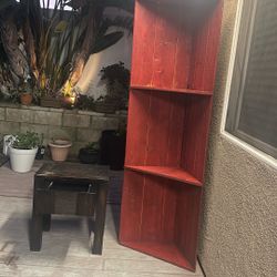 Corner Shelf And A Small Table/Drawer