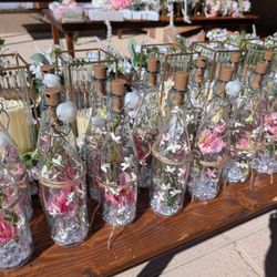 Various Wedding Decor Items With Lighting