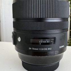 Sigma 24-70mm Art Lens For Canon EF Mount