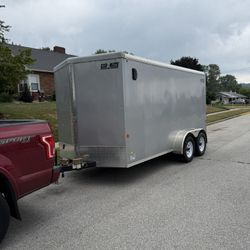 2022 Car Mate 7x14 Enclosed Cargo Trailer – Clean Title