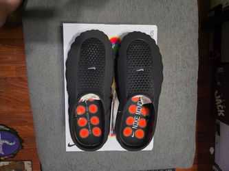 Nike Mind 001 Slides Black Chrome Size 11