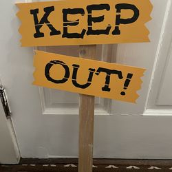 HALLOWEEN YARD SIGN