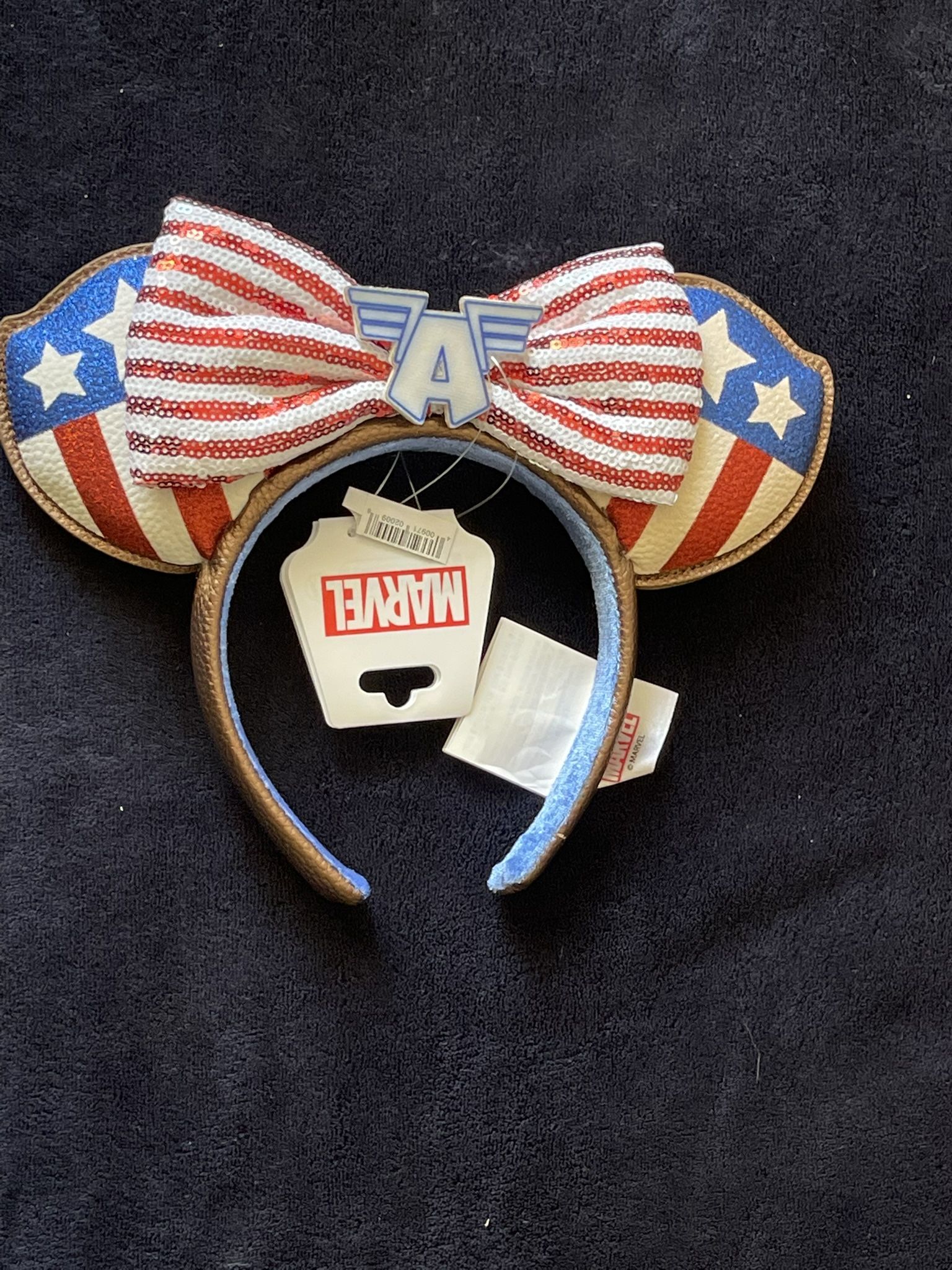 Captain America Disney Ears