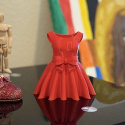 3D Printed. Dress Pen Holder. 