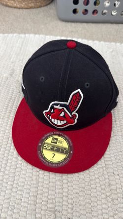 Cleveland Indians Fitted Hat Size 7