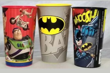 New Plastic Party Cups Batman Joker Toy Story Disney