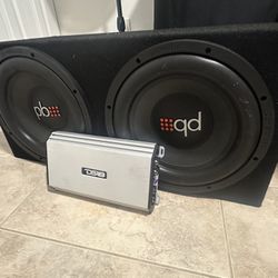 Pb 14 Inch Subwoofer With Ds18 Amp