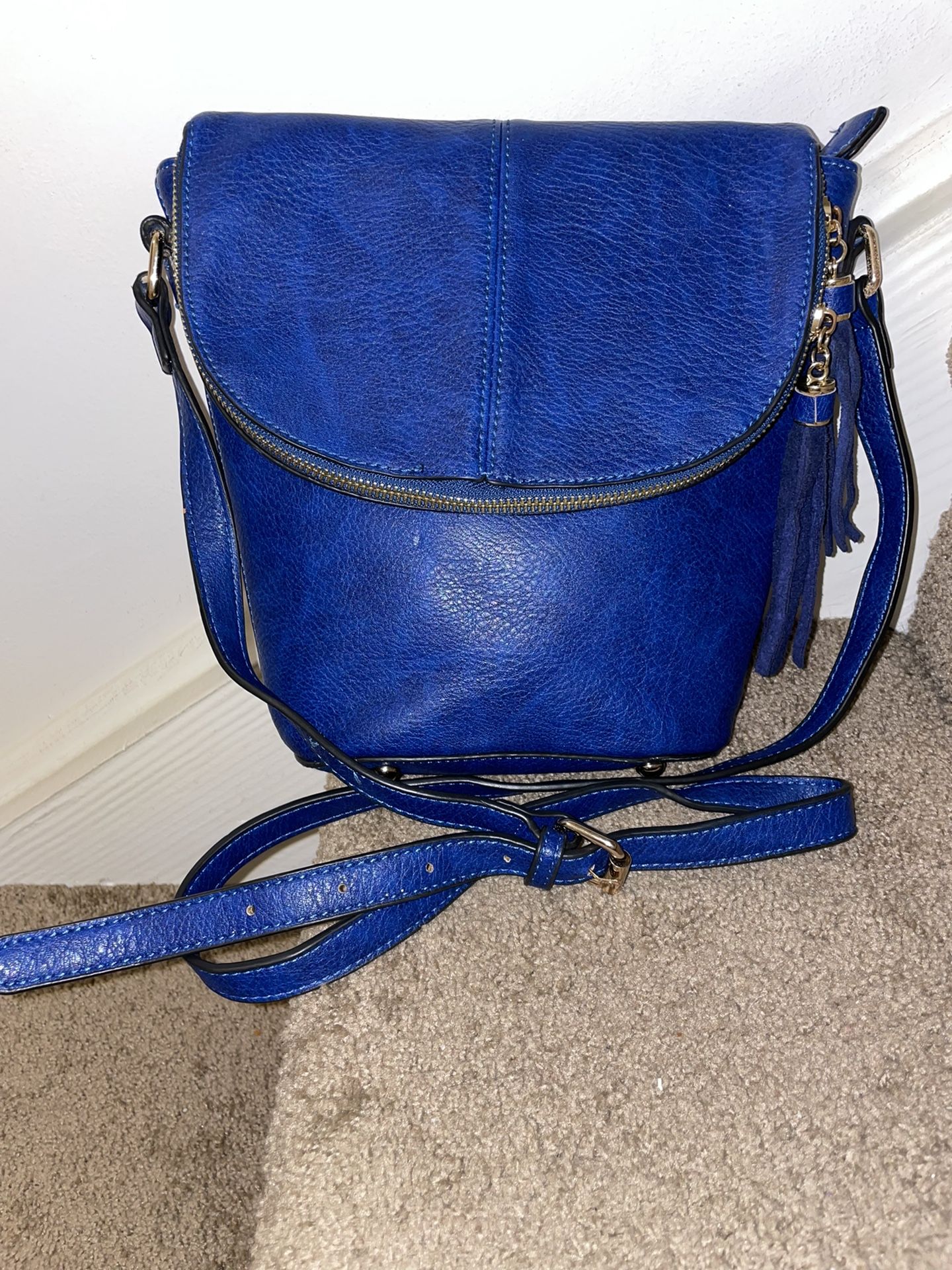 Blue Cross Body Bag 