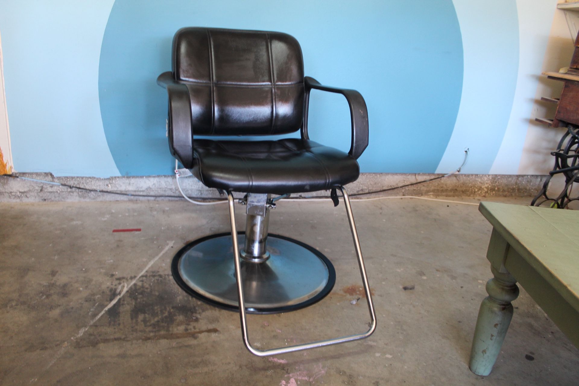 Hydraulic Leather Barber Chair 