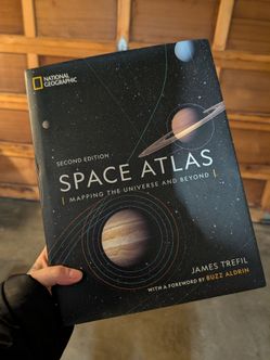 National Geographic Space Atlas! Brand New Hardcover Book All About Outer Space