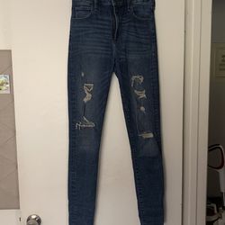 Blue Ripped Jeans