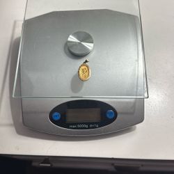 14k Saint Christopher Pendant 2 Grams