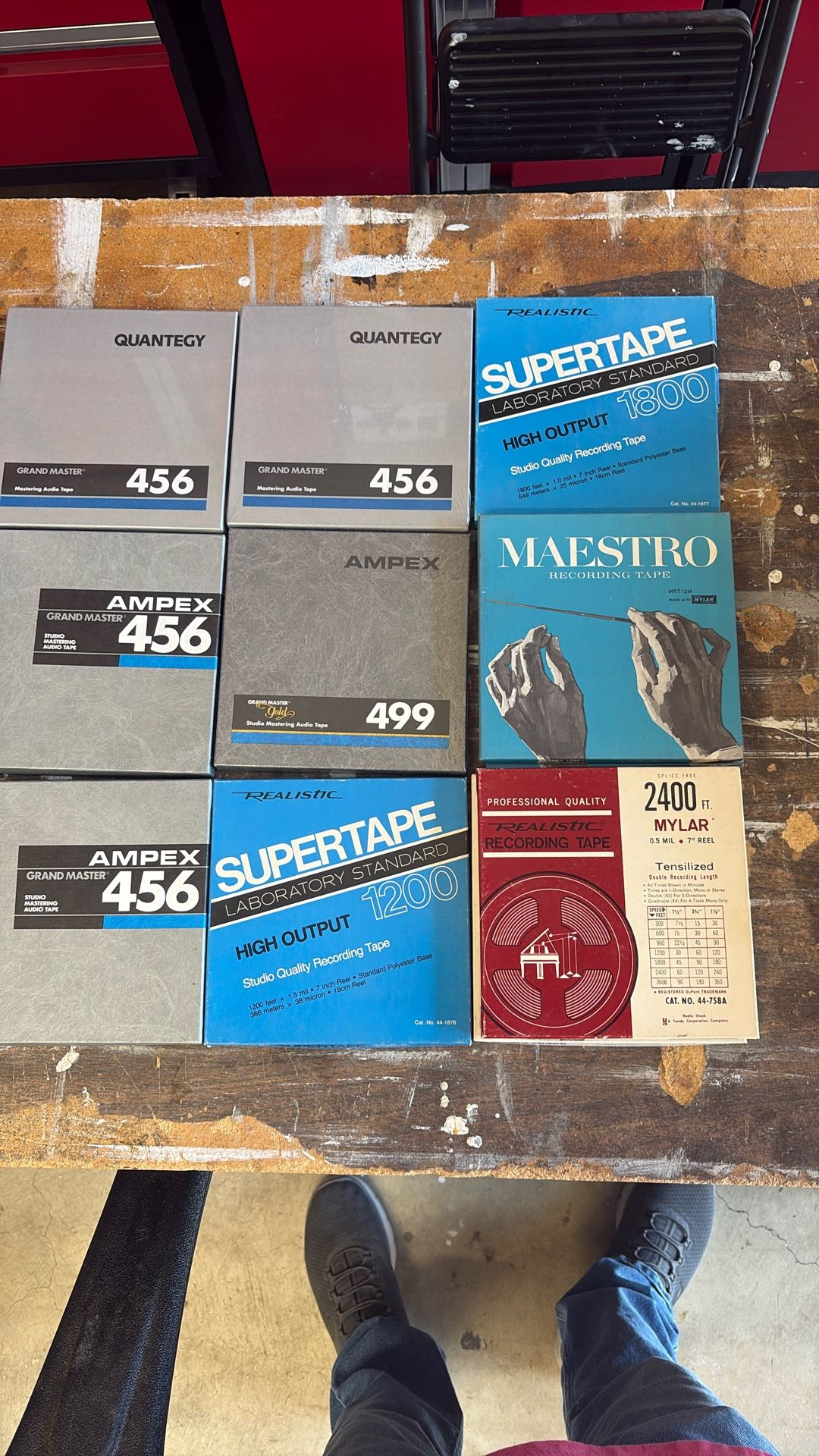 Studio Audio Recording Tapes
