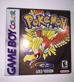 Pokemon Gold Version - Nintendo Game Boy No Manual