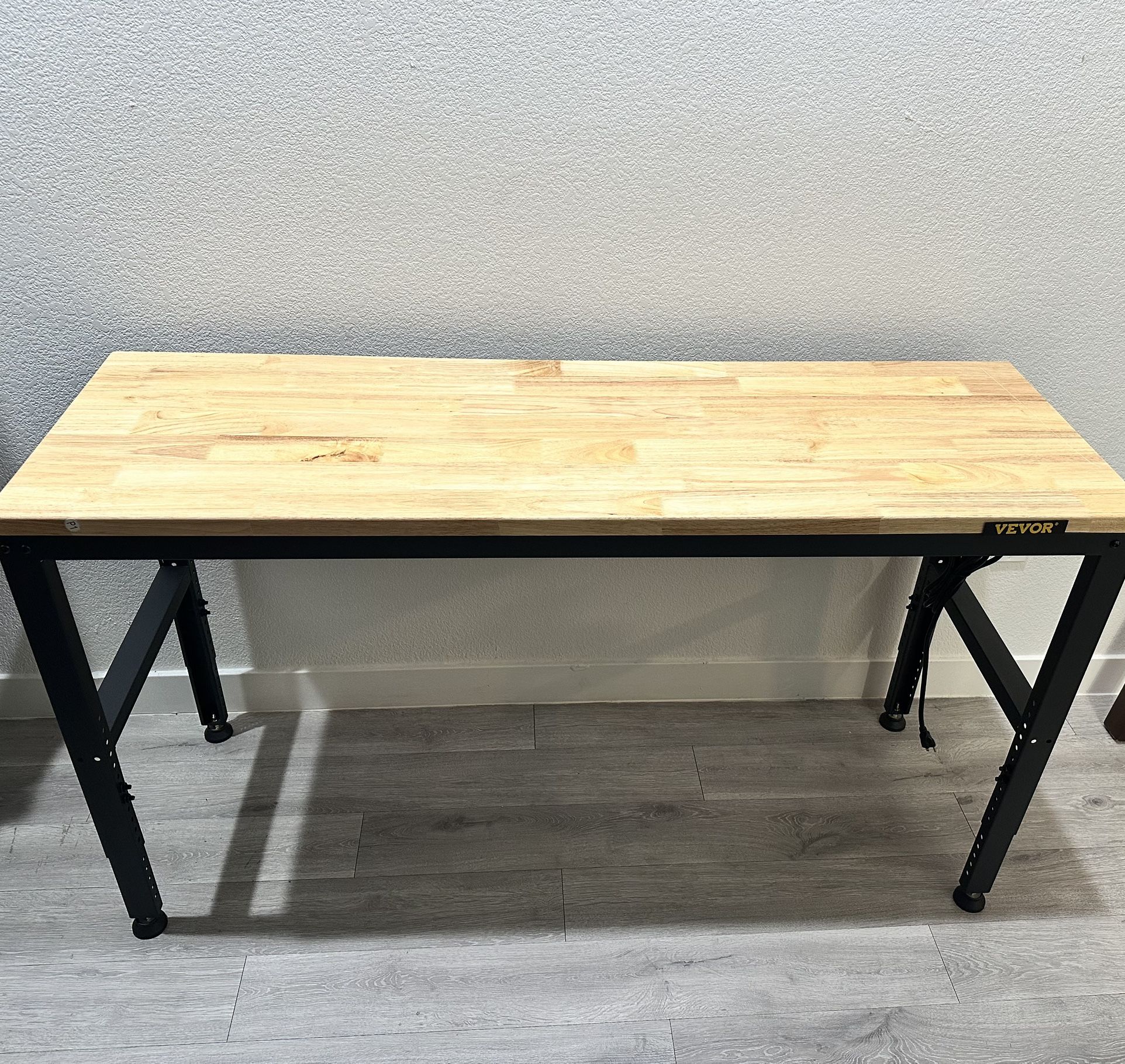 Vevor 61” Adjustable Workbench w/ Power Outlets