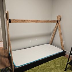 Floor Bed, Mattress, And Bedding