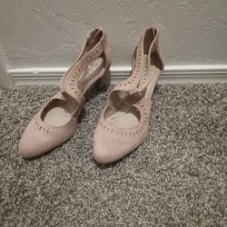 Baby Pink 4 Inch Heels, Worn Twice