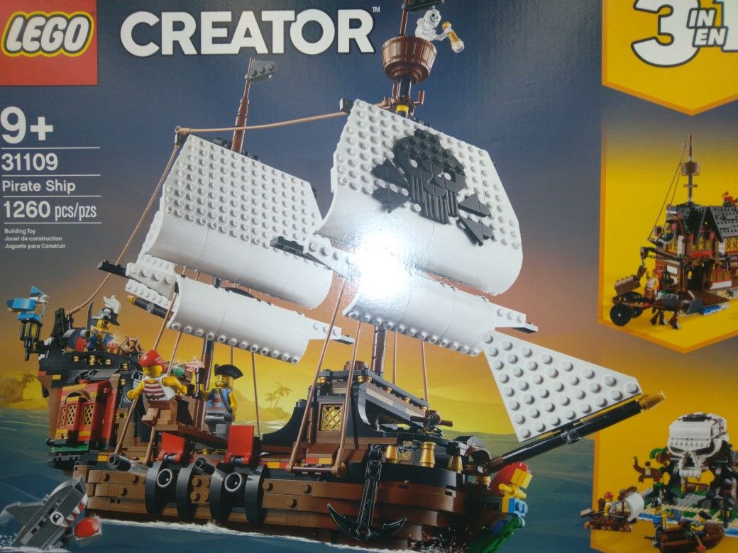 Lego 3n1 Pirate Ship 100$ Retail