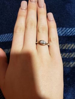 "Ever Us" 14K Diamond, white gold ring