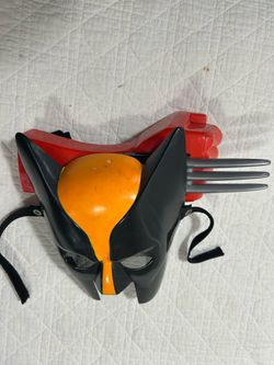 X-men Wolverine  mask and claw Cosplay kit VTG