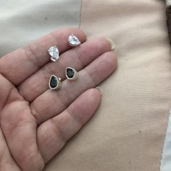 Real Silver Stud Earrings $24 Each 