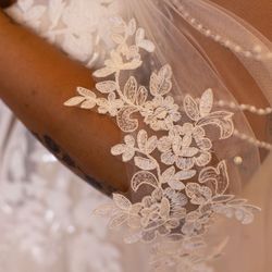 Cathedral Bridal Cape  118 In x 63 In