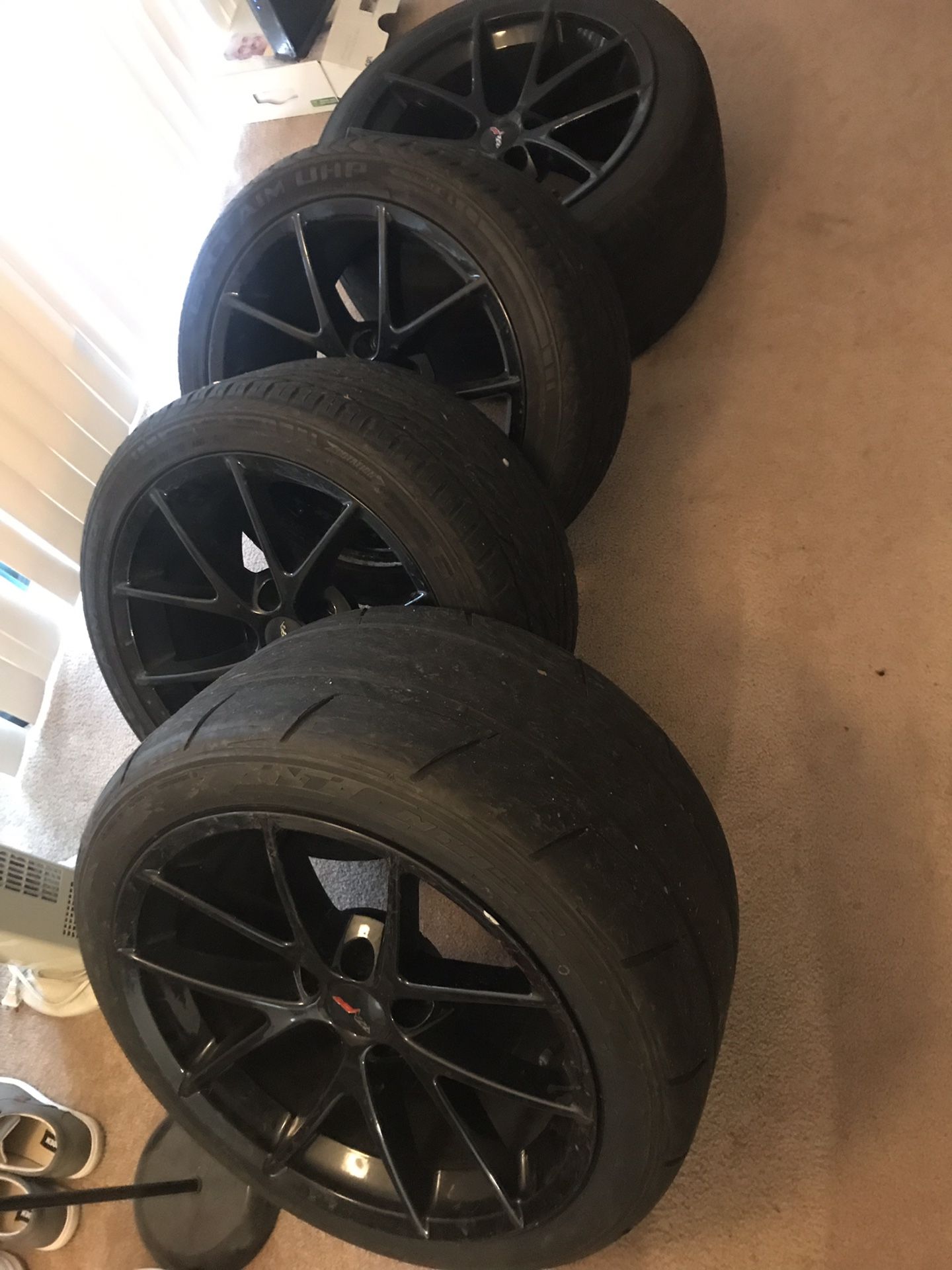 Authentic spyder wheels corvettes c5 c6 z06