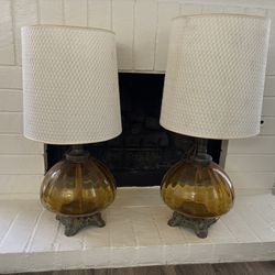 Amber Antique Lamps