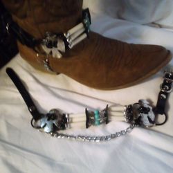 New Women's Western Cowboy Boot Beads 