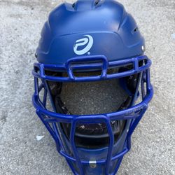 Pronine catcher’s baseball helmet
