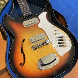 Vintage Harmony Rebel Electric Guitar Excellent Condition 