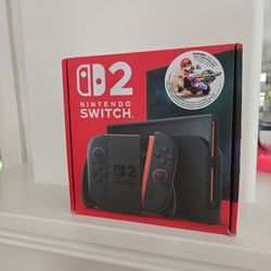 Switch 2 w/ Mario Kart Console In Hand