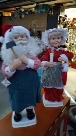 Mecanical santa set