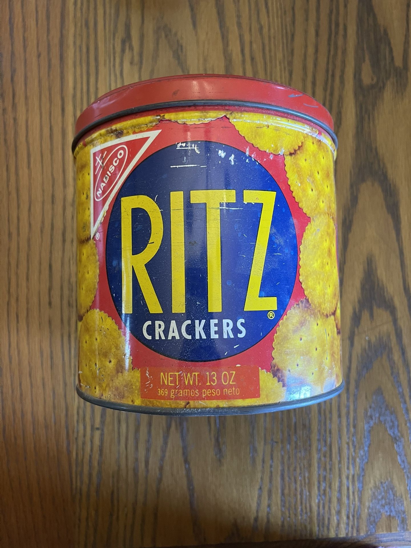 Ritz cracker Tin