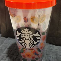Starbucks Beetles Bugs Birds & Flowers Acrylic Cold Cup Grande 16 oz Tumbler  for Sale in San Diego, CA - OfferUp