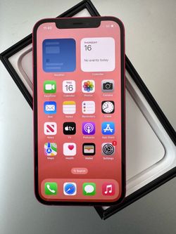 Factory Unlocked iPhone 12 64GB 90% battery
